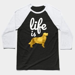 Golden Retriever Dog Gift Shirt Life Is Golden Baseball T-Shirt